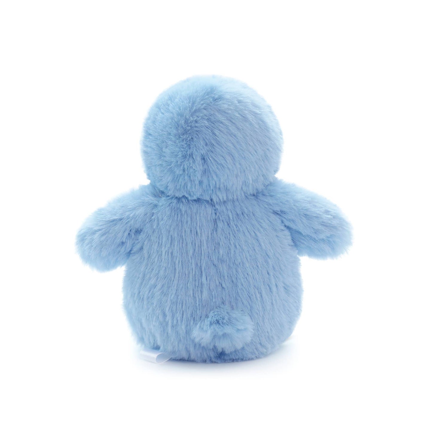 Little Peta the Penguin soft toy plush in blue, 23cm, designed for children 2 months and older