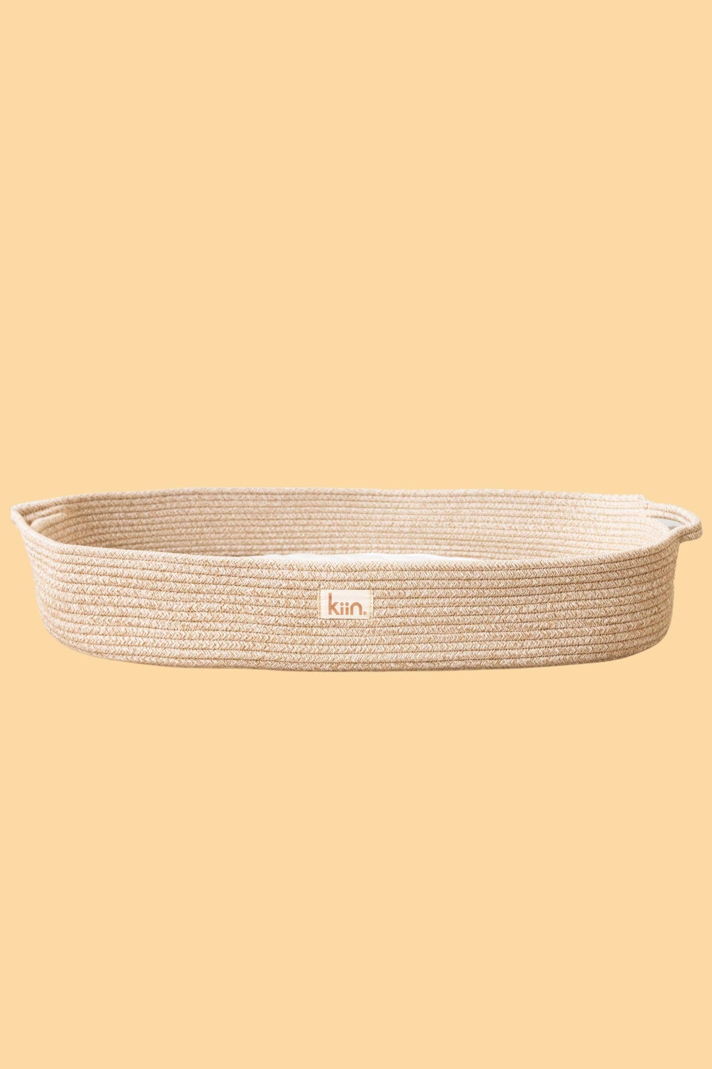 Kiin cotton rope change basket with cotton liner for nursery and multi-purpose use