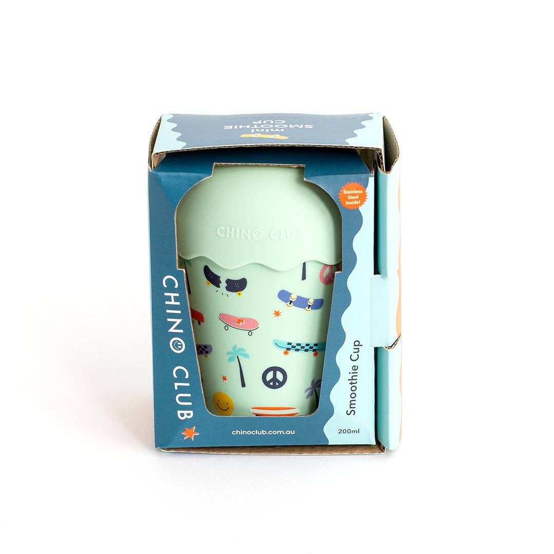 Skate Aqua Smoothie Cup & Straw 200ml