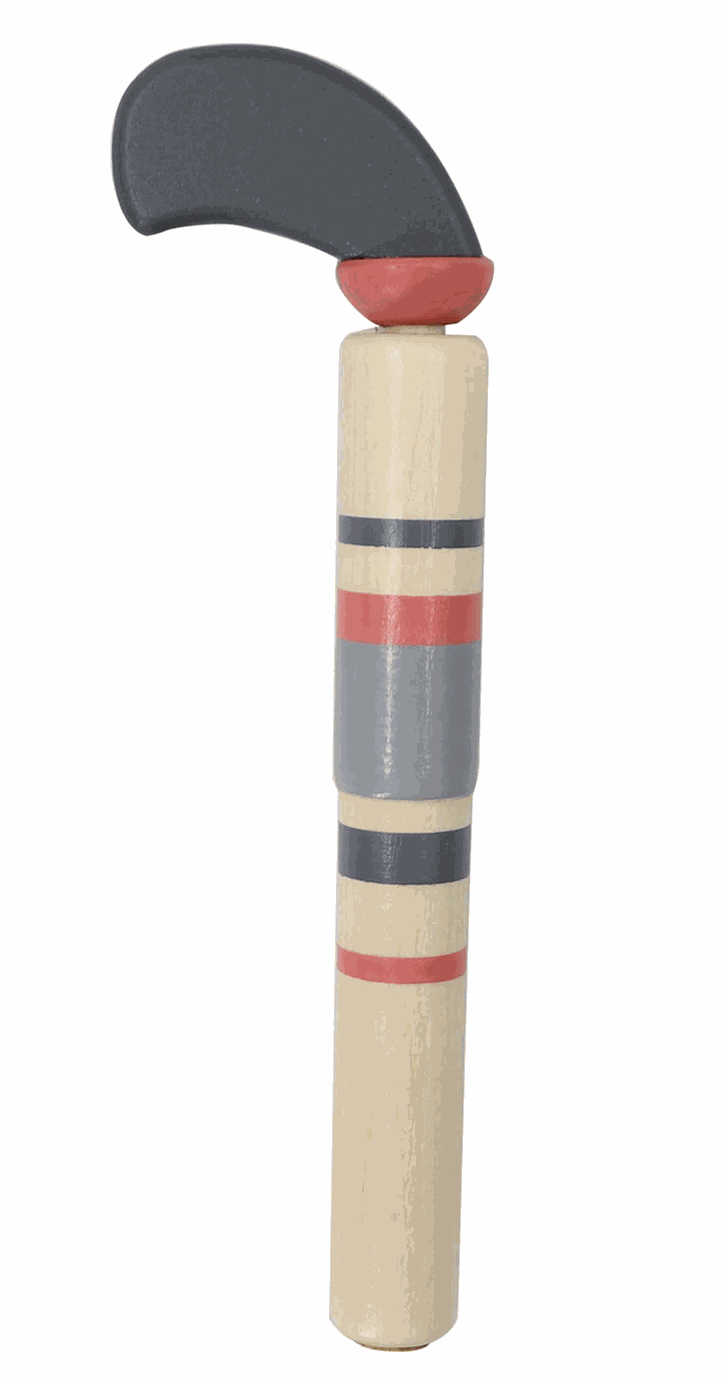 Wooden Pop Gun toy with cork stopper for kids' playtime and coordination development