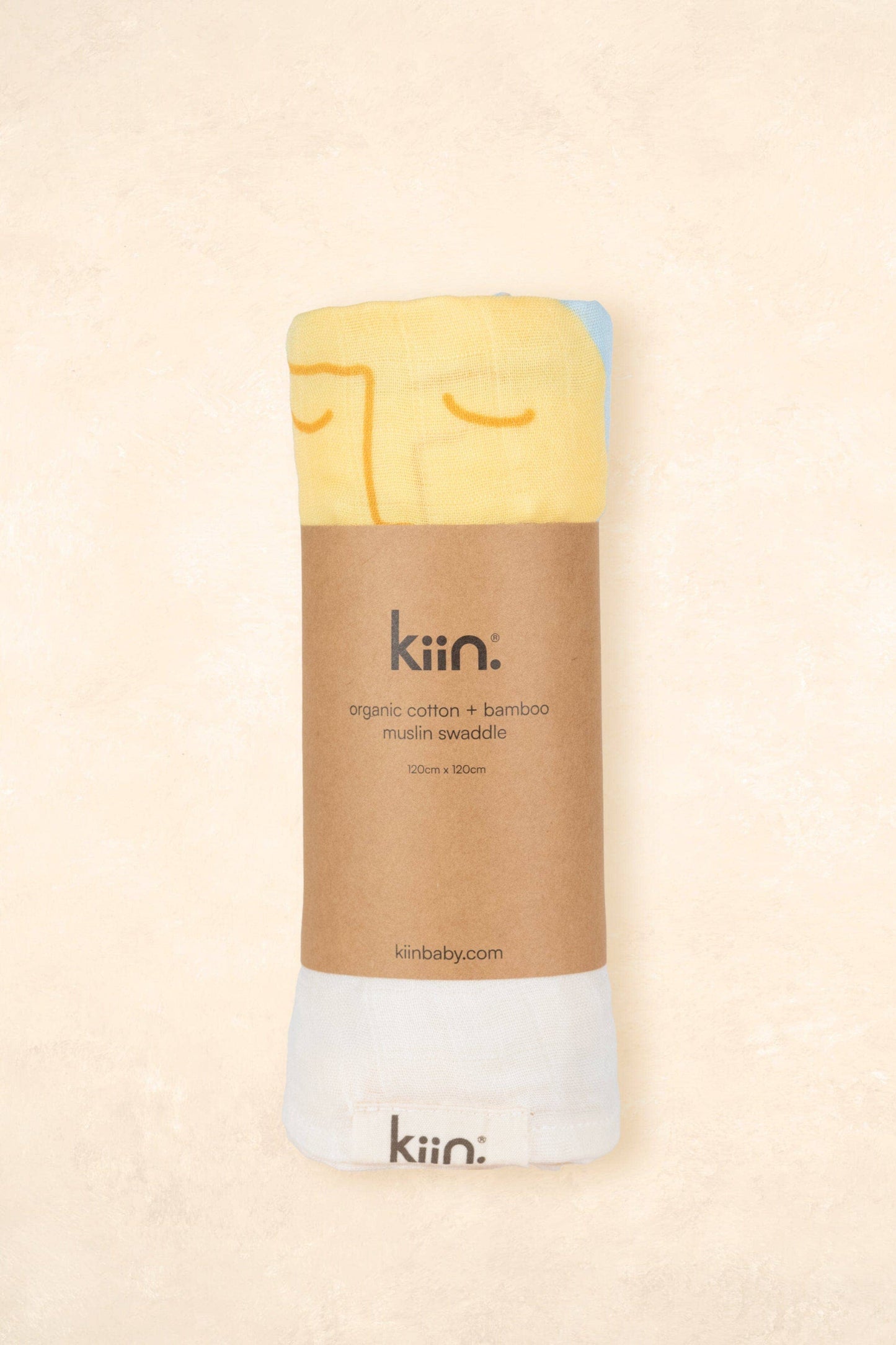 Kiin Organic Muslin Swaddle - Sunny Day (Limited Edition)