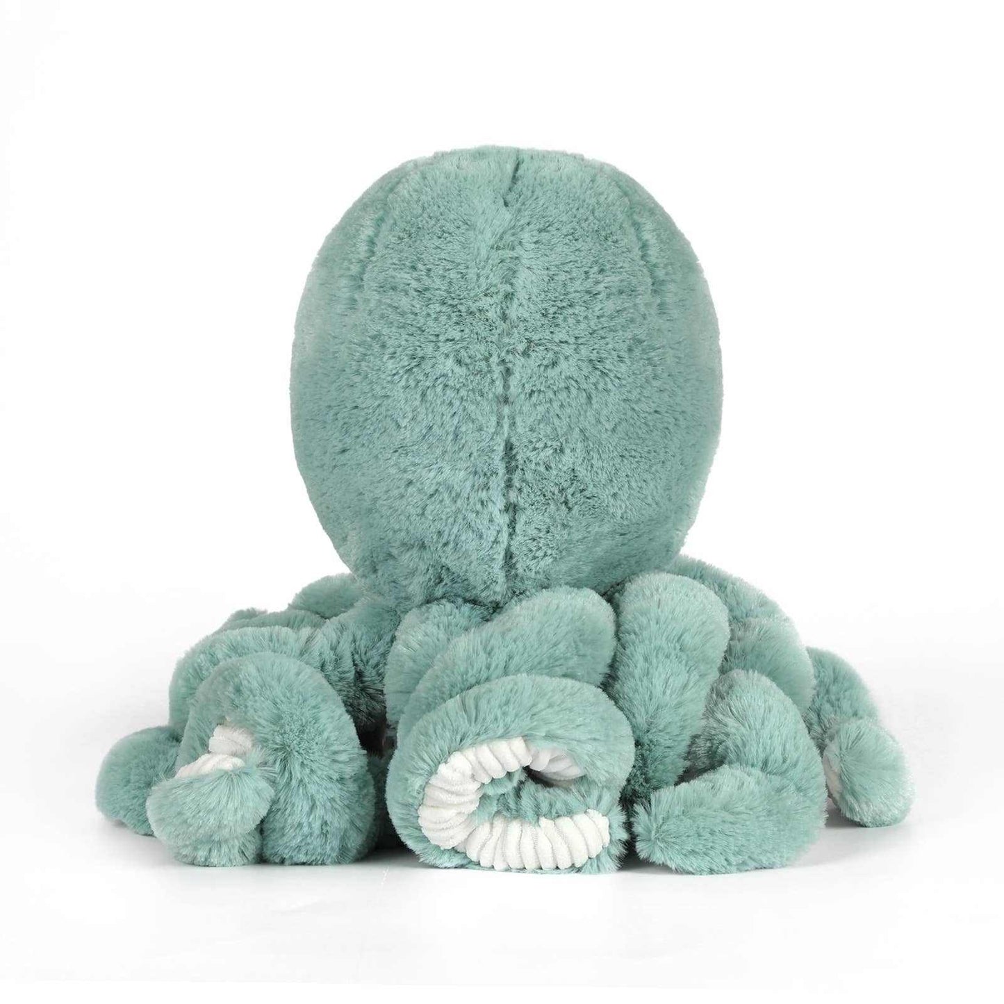 Reef Octopus Blue Soft Toy plush octopus with soft blue fabric and curled tentacles
