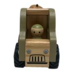 Green Wooden Zoo Truck