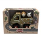 Green Wooden Zoo Truck