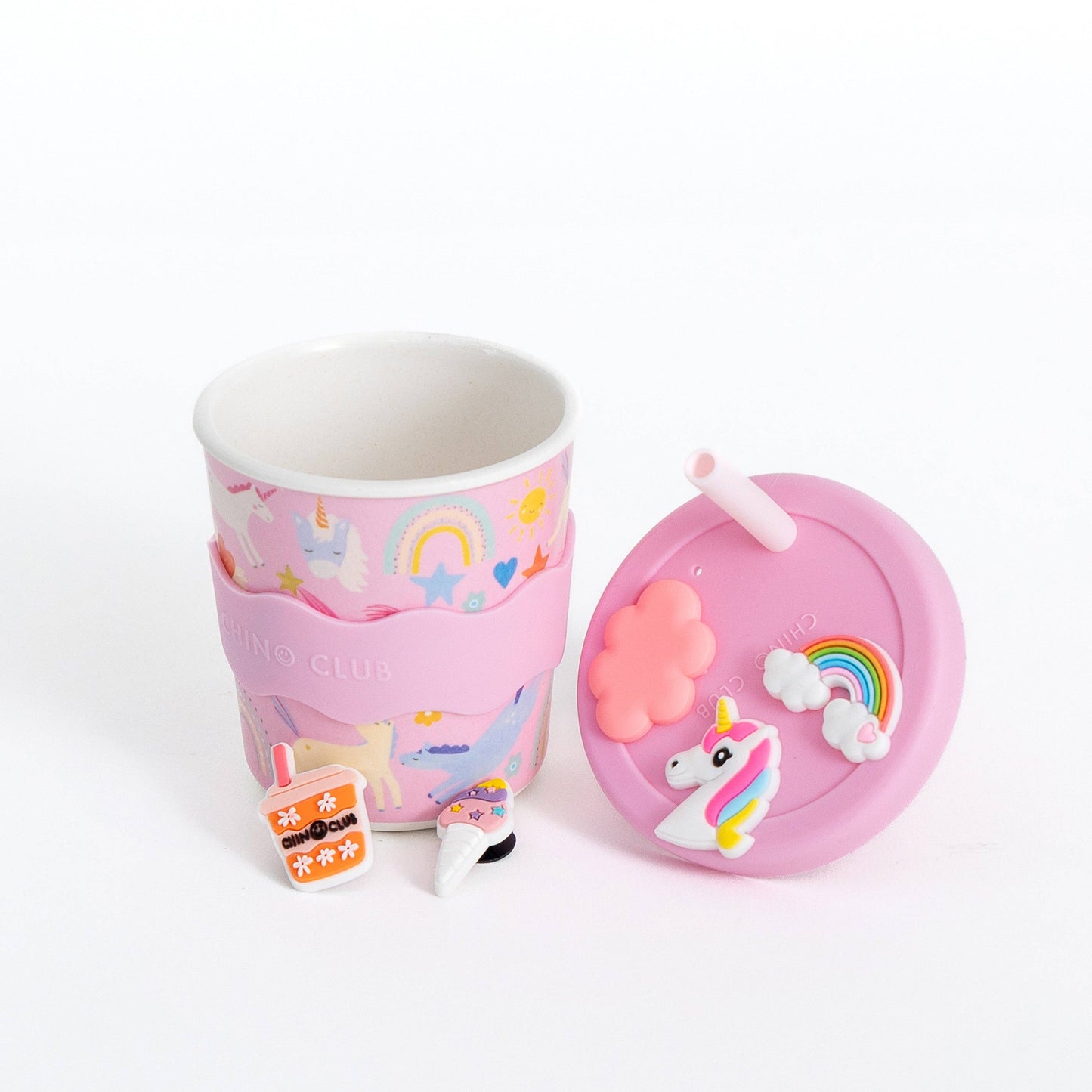 Unicorn Chino Charm Kids Keep Cup 8oz