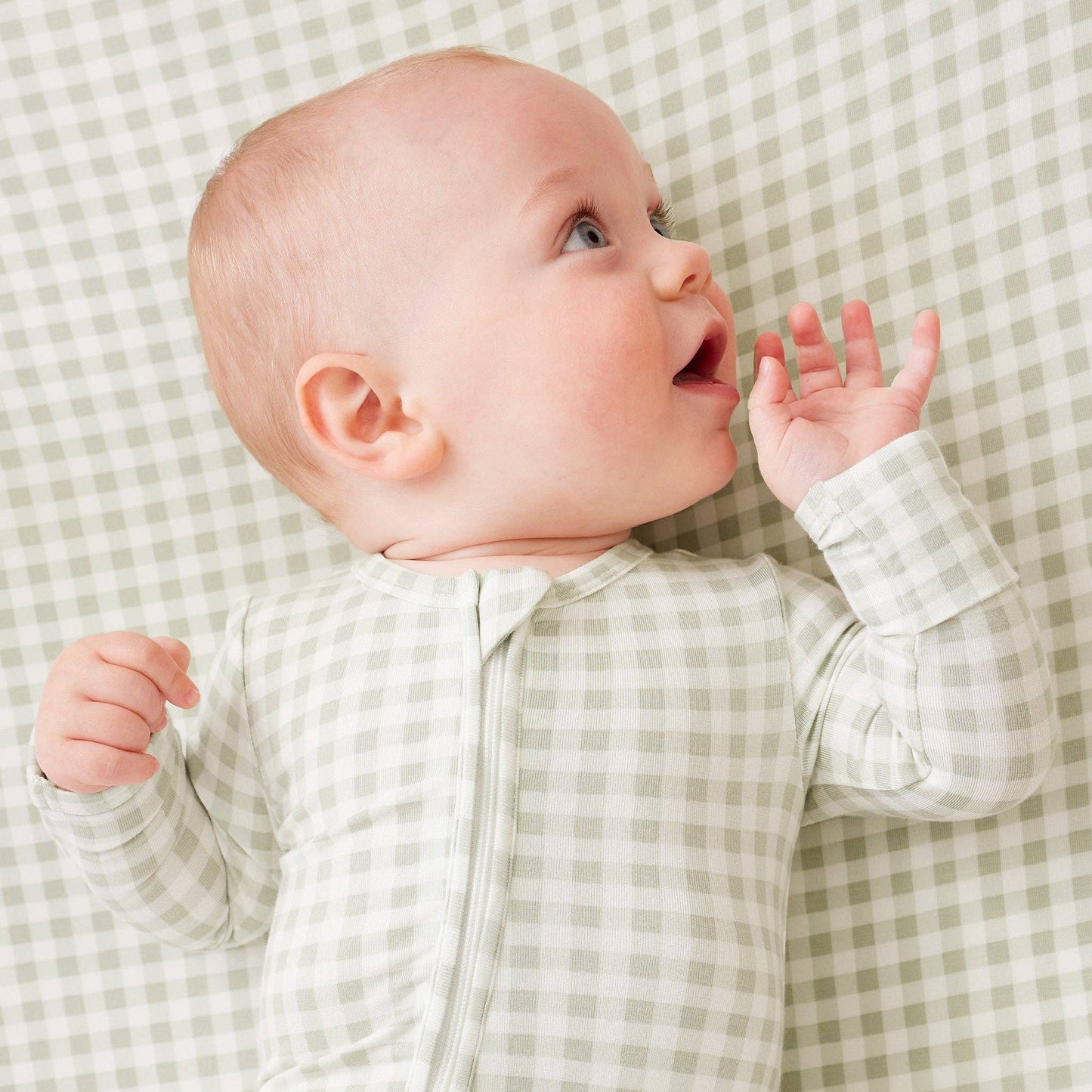 Kynd Onesie - Sage Gingham