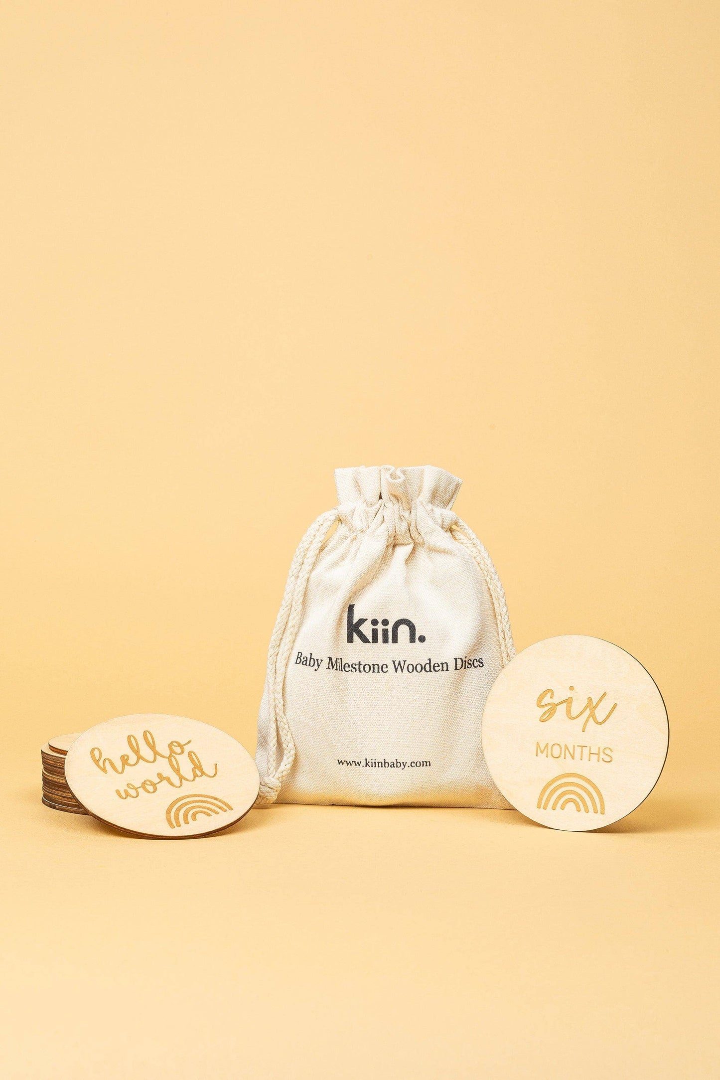 Kiin Baby Milestone Wooden Discs