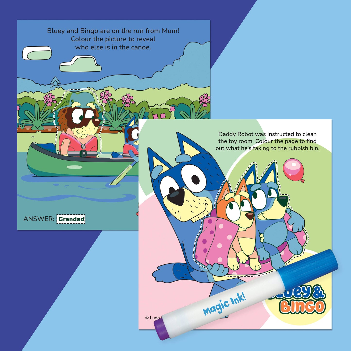 Bluey: Inkredibles Magic Ink Pictures