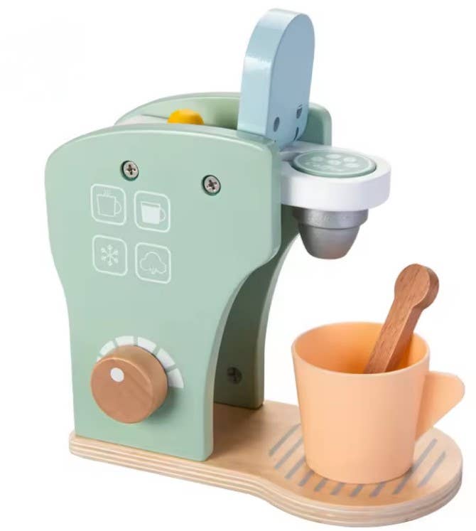 Wooden Coffee Maker Playset