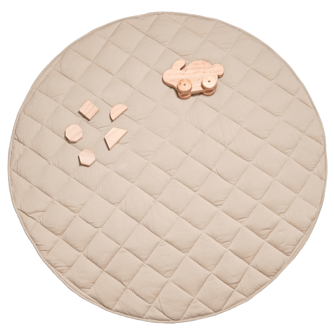 Jersey Quilted Play Mat with Waterproof Backing