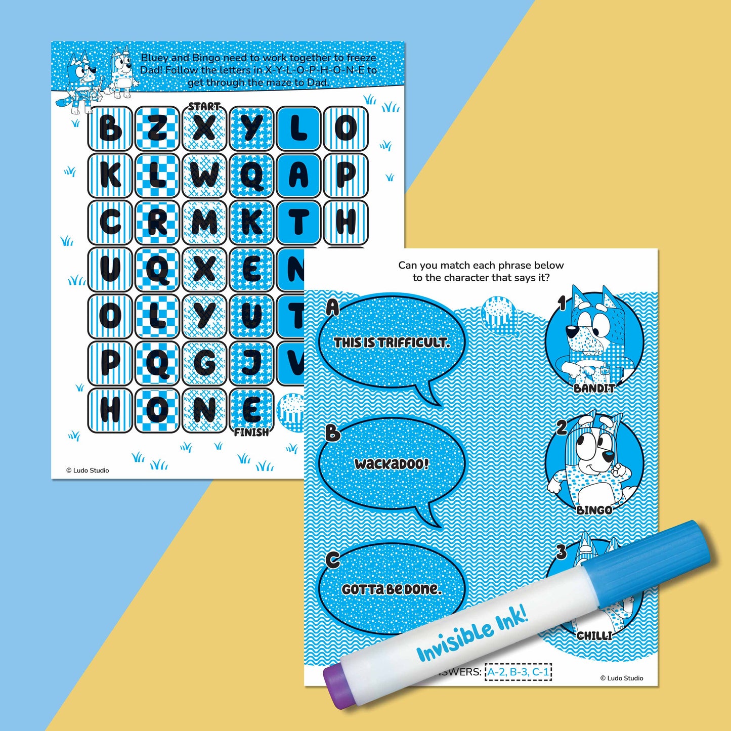 Bluey: Inkredibles Invisible Ink