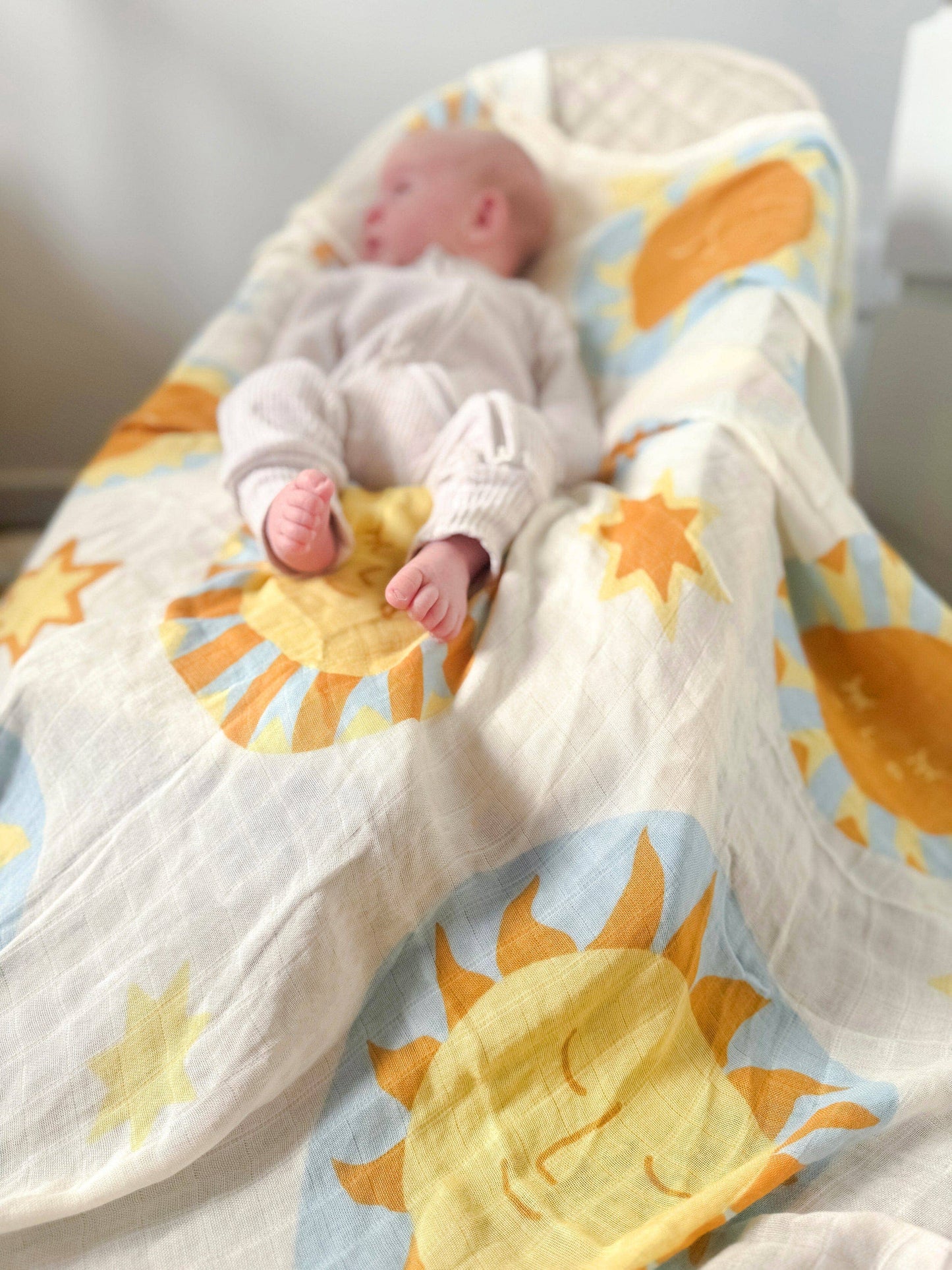 Kiin Organic Muslin Swaddle - Sunny Day (Limited Edition)