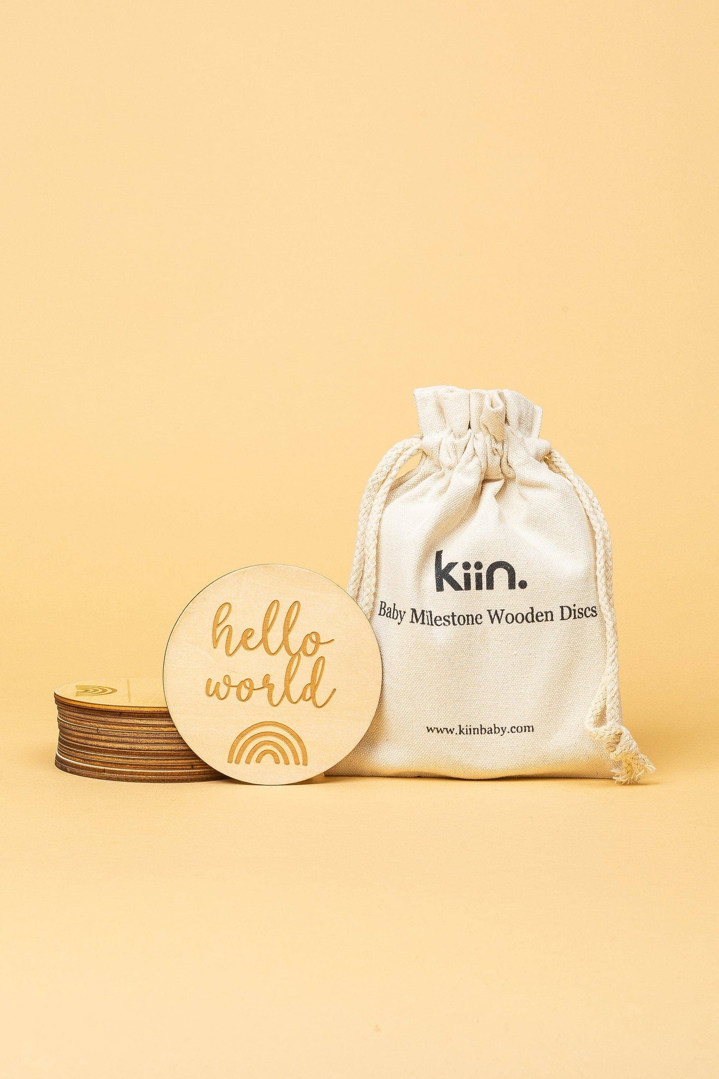 Kiin Baby Milestone Wooden Discs
