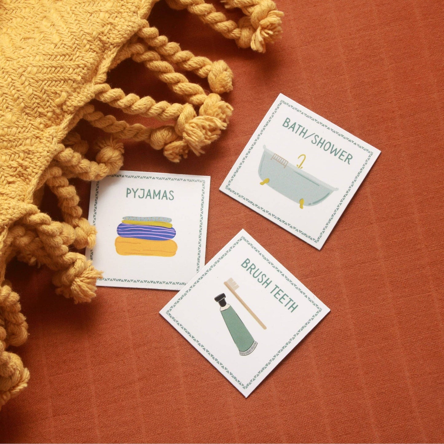 Magnetic Daily Routines: 20 Fun Cards for Kids