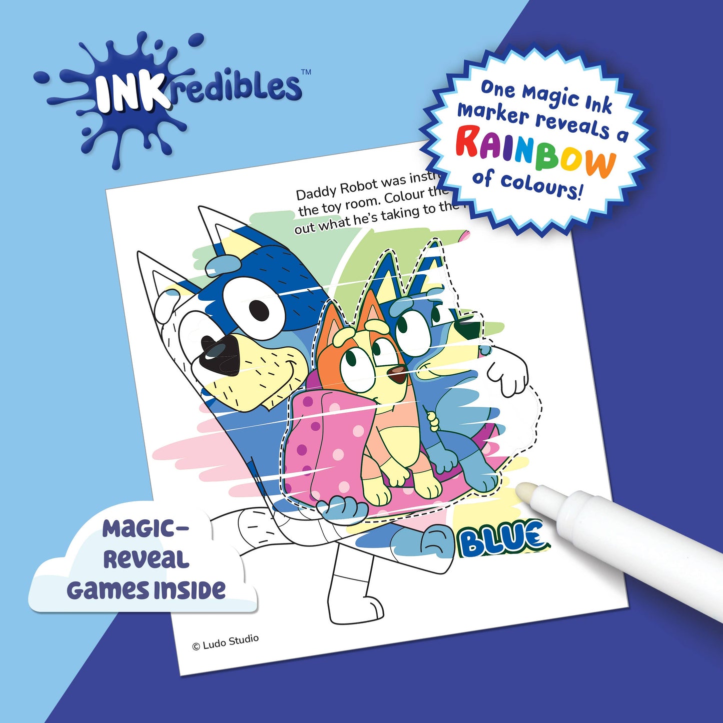 Bluey: Inkredibles Magic Ink Pictures