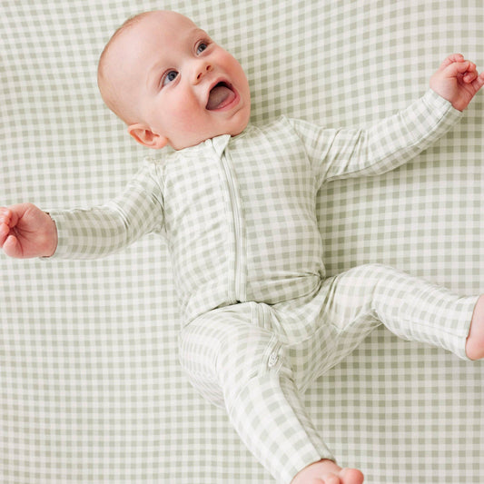 Kynd Onesie - Sage Gingham