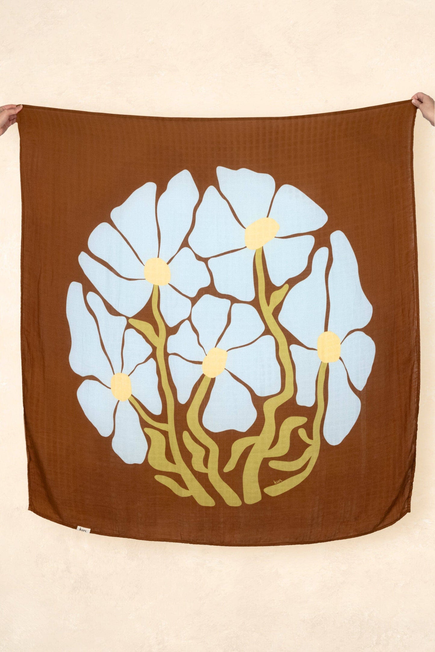 Kiin Organic Muslin Swaddle - Fleur (Limited Edition)