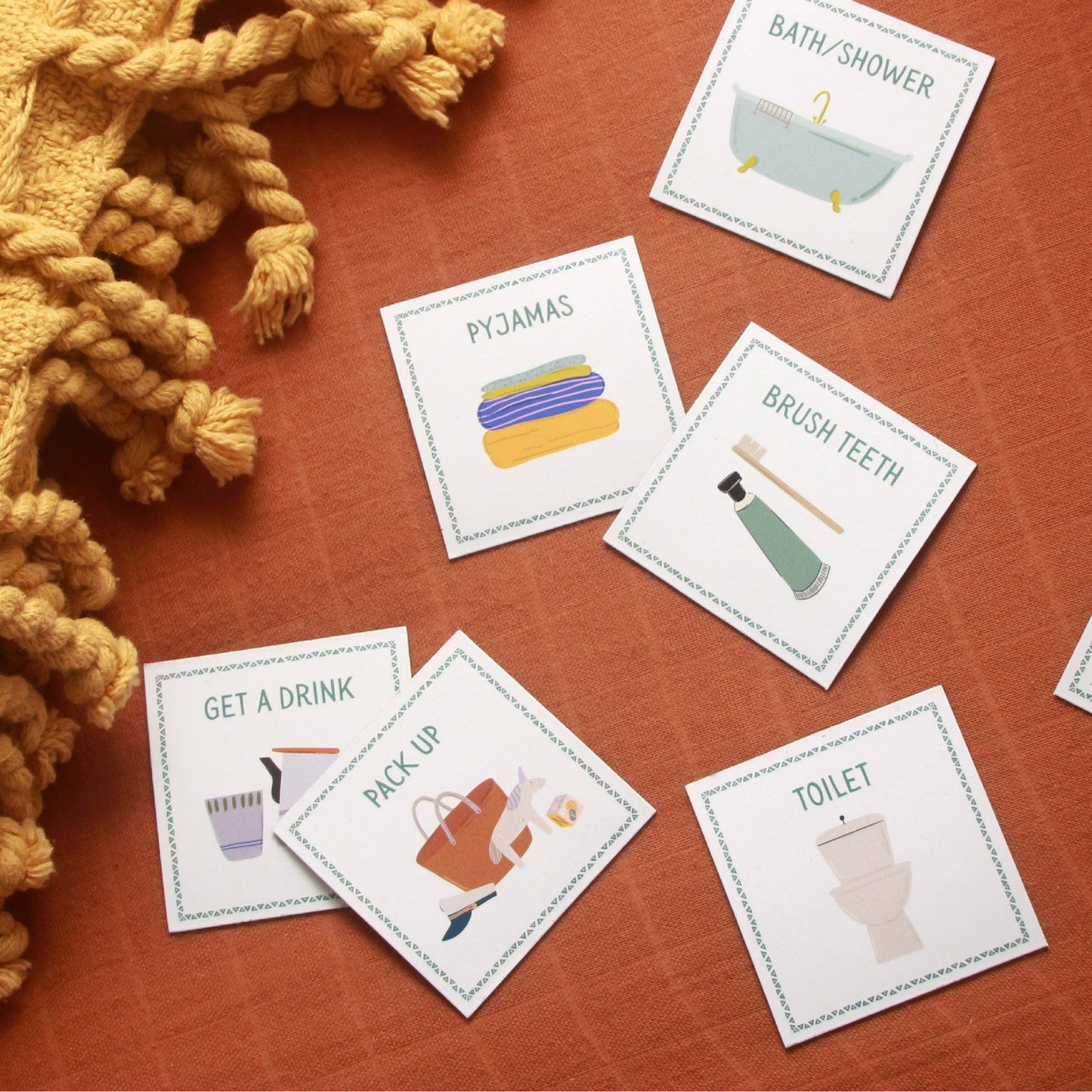 Magnetic Daily Routines: 20 Fun Cards for Kids
