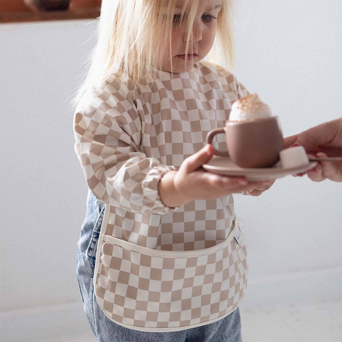 Kynd Messy Bib - Gingham
