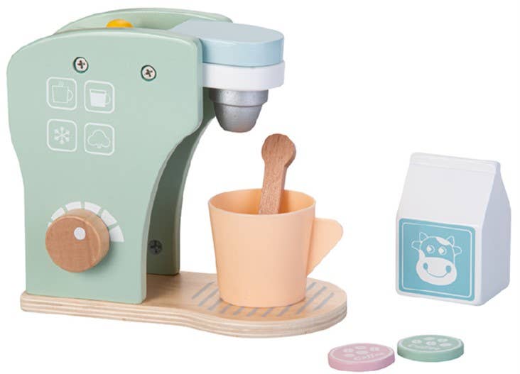 Wooden Coffee Maker Playset