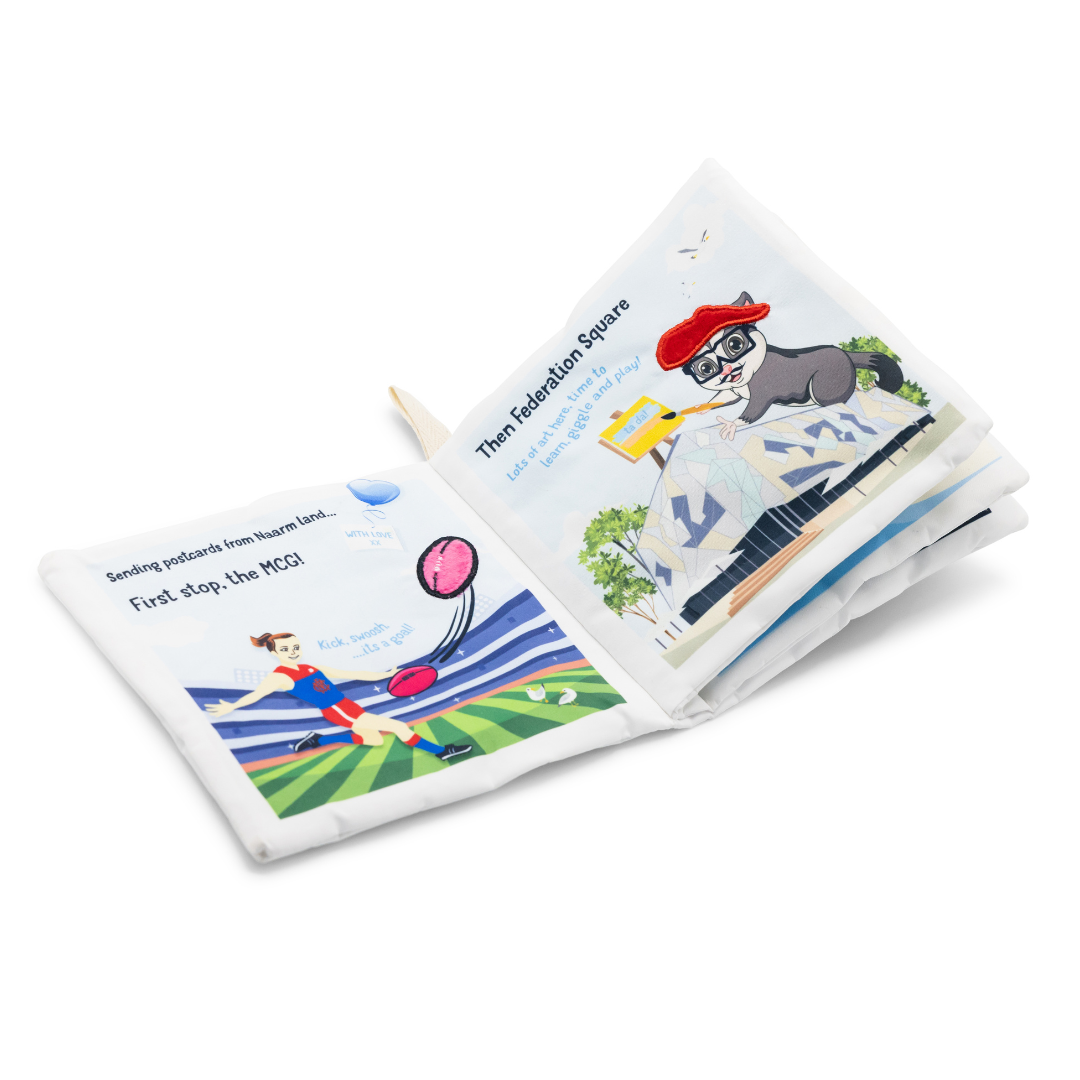 Melbourne & Sydney Baby Soft Book
