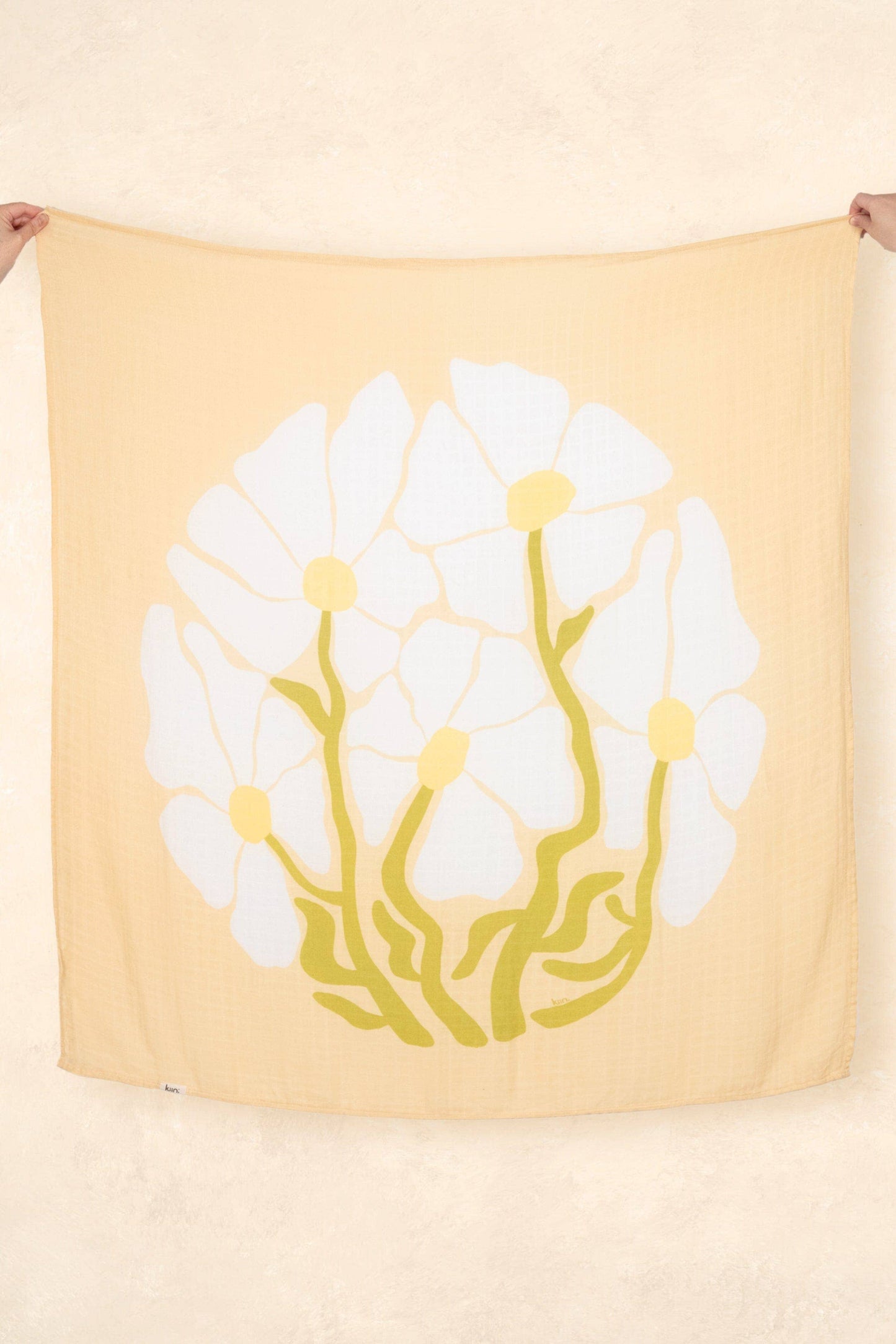 Kiin Organic Muslin Swaddle - Fleur (Limited Edition)