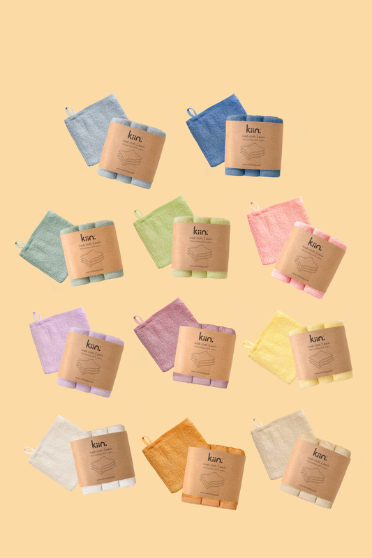 Kiin Wash Cloths 3 Pack