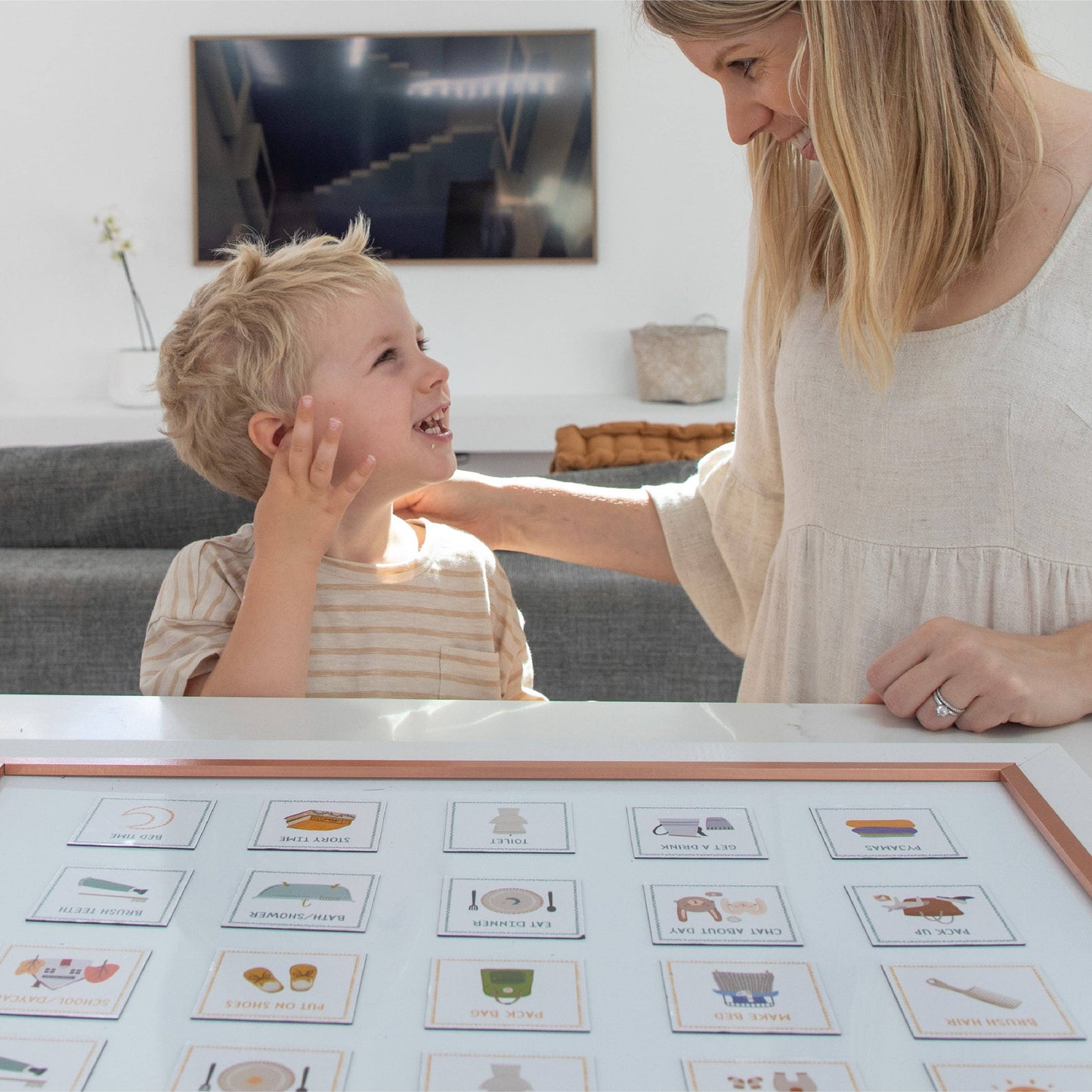 Magnetic Daily Routines: 20 Fun Cards for Kids