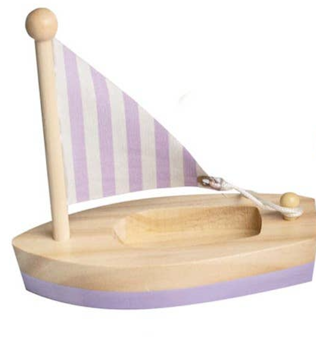 Wooden Toy Sail Boat
