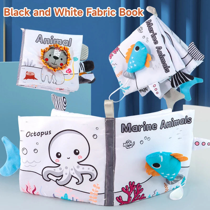 RustleSoft Baby Book: Sensory Learning Delight