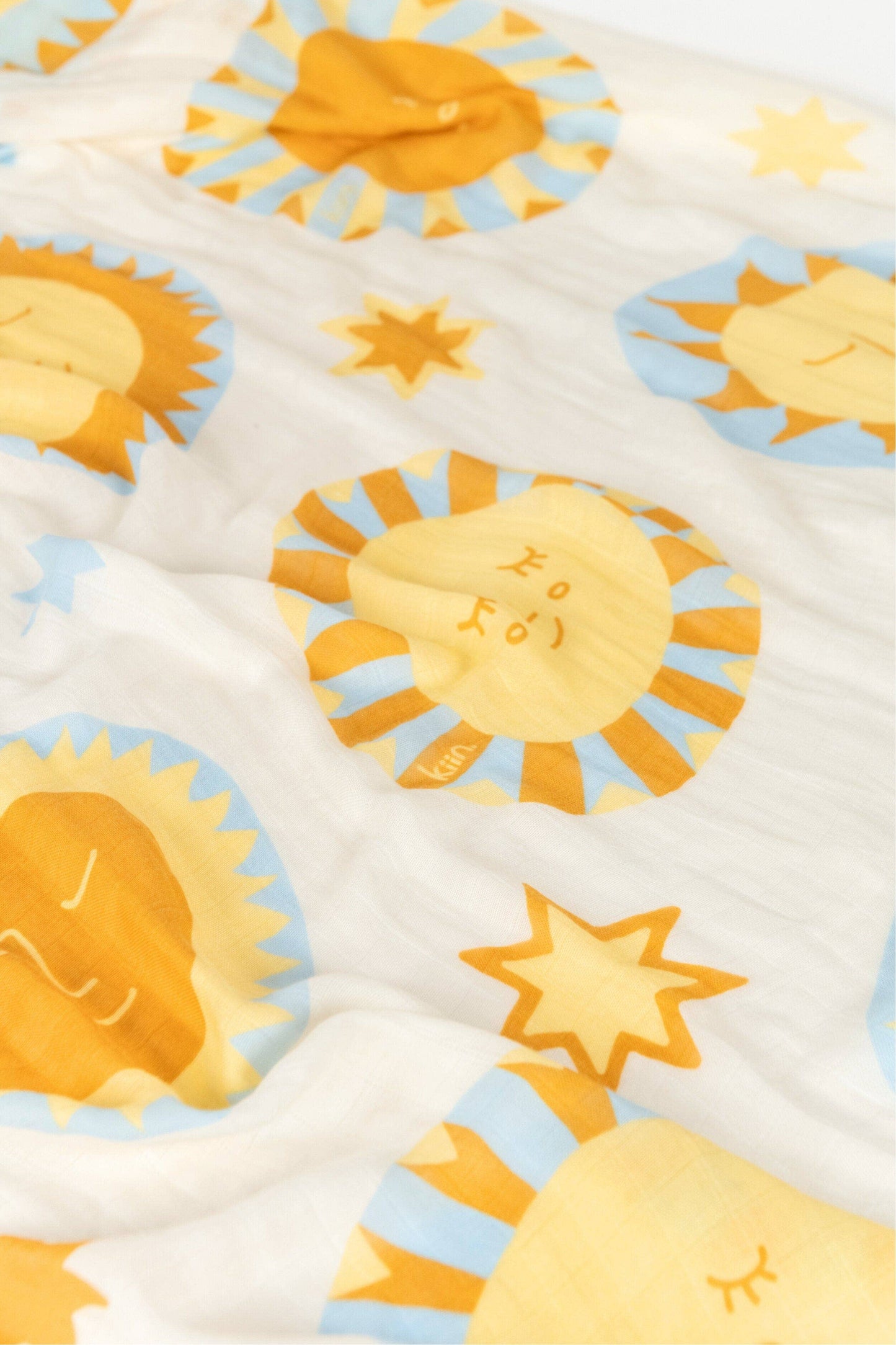 Kiin Organic Muslin Swaddle - Sunny Day (Limited Edition)