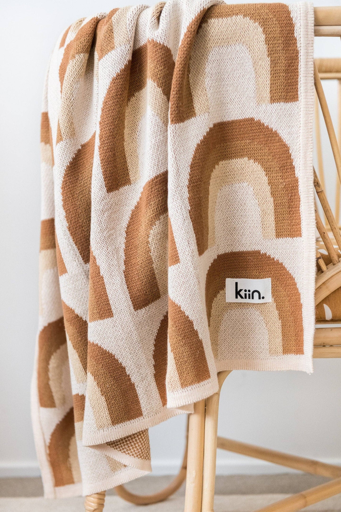 Kiin Organic Cotton Knitted Blanket