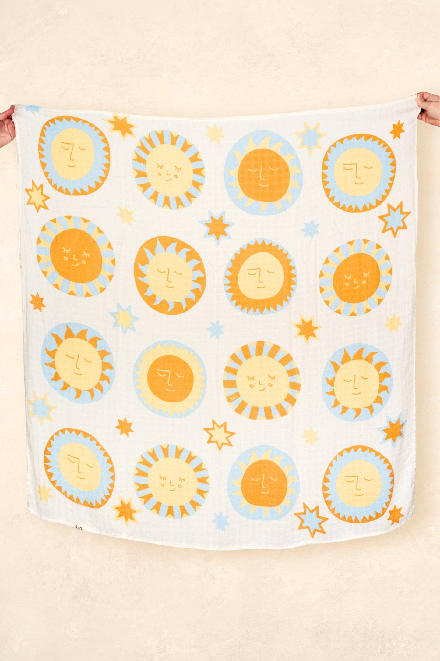 Kiin Organic Muslin Swaddle - Sunny Day (Limited Edition)