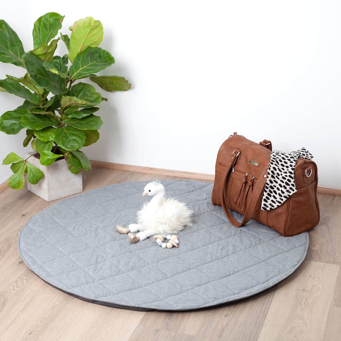 Jersey Quilted Play Mat with Waterproof Backing