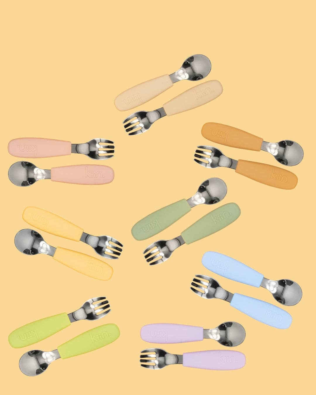 Kiin Silicone Cutlery Set