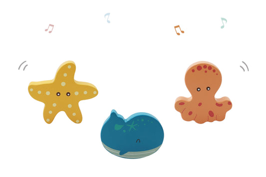 Wooden Sea Animal Maracas