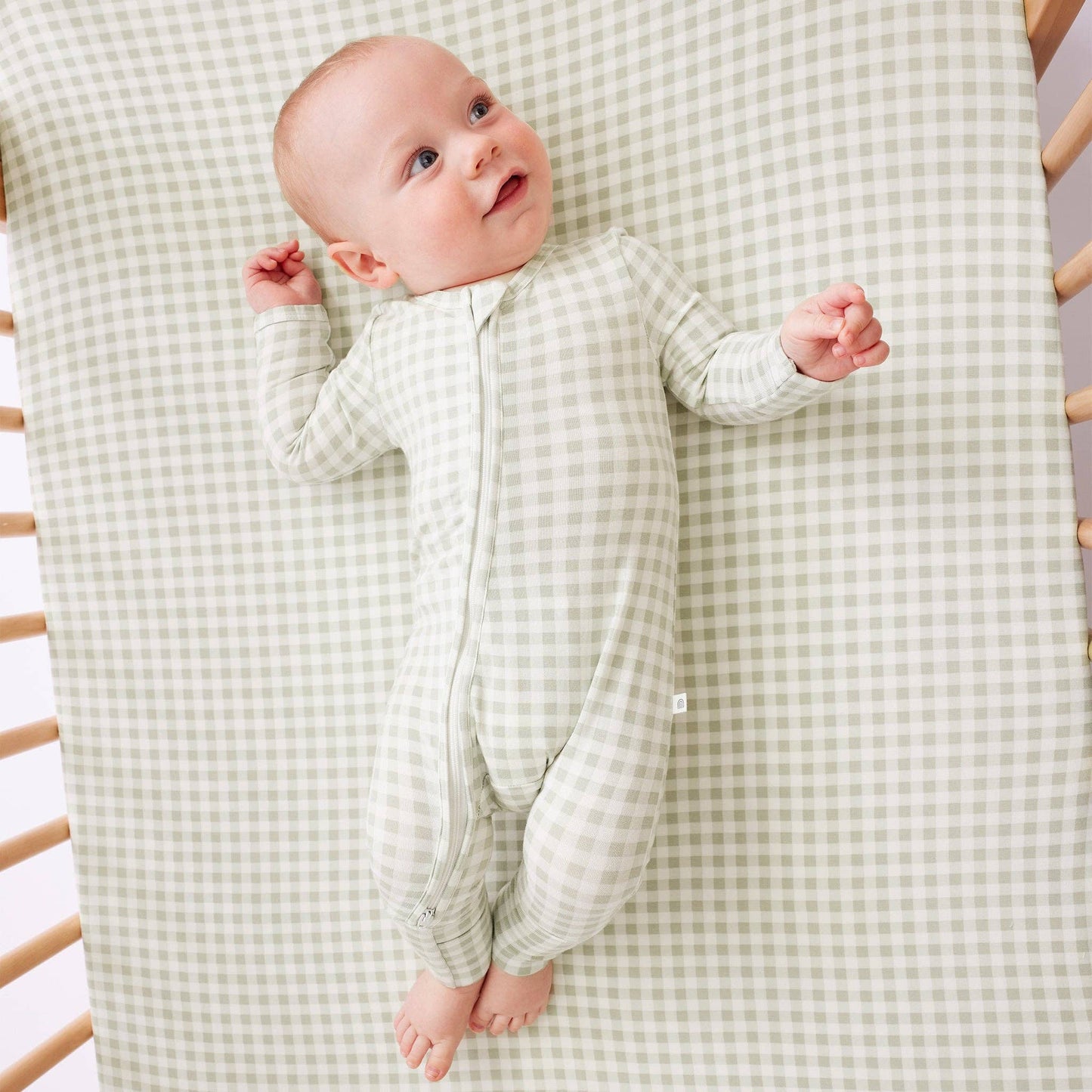 Kynd Onesie - Sage Gingham