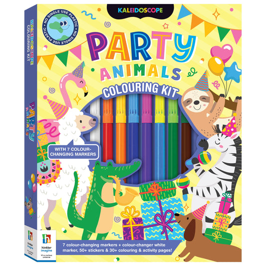 Kaleidoscope Colouring Party Animals Kit